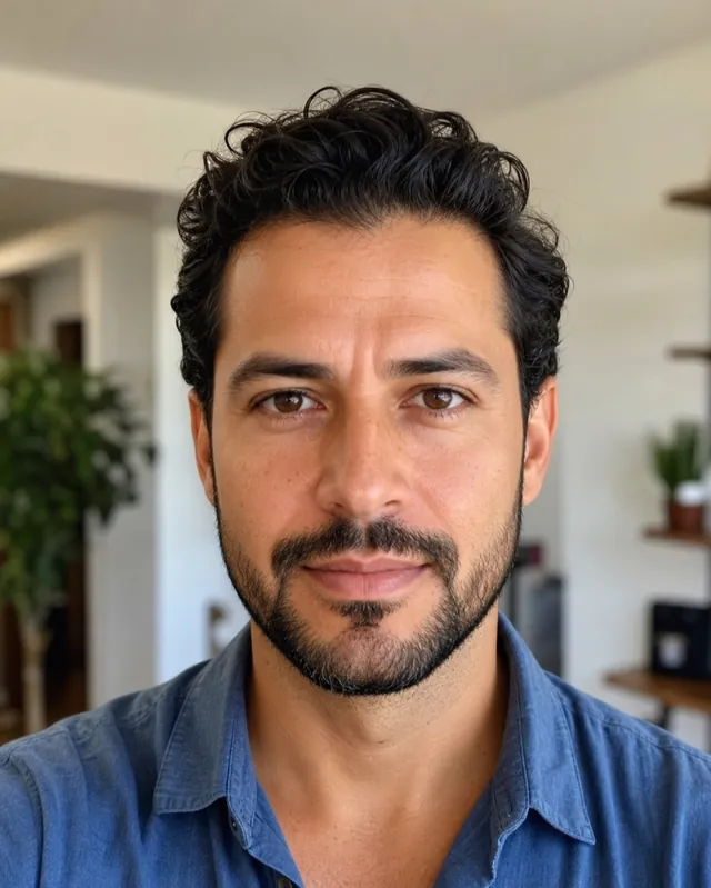 Mateo, sample selfie